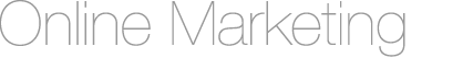 Online Marketing
