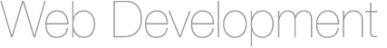 Web Development